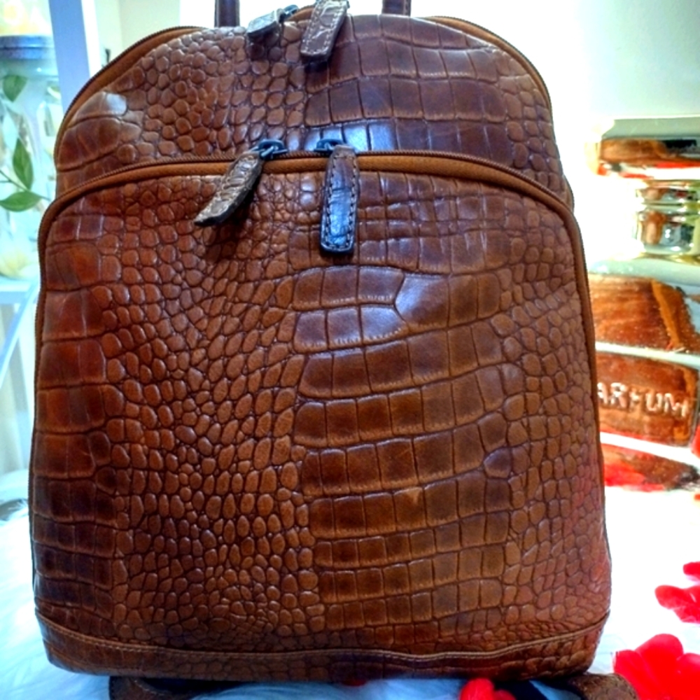 Jack Georges Leather backpack